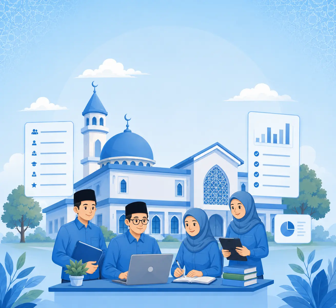 Ilustrasi Buku Induk Madrasah